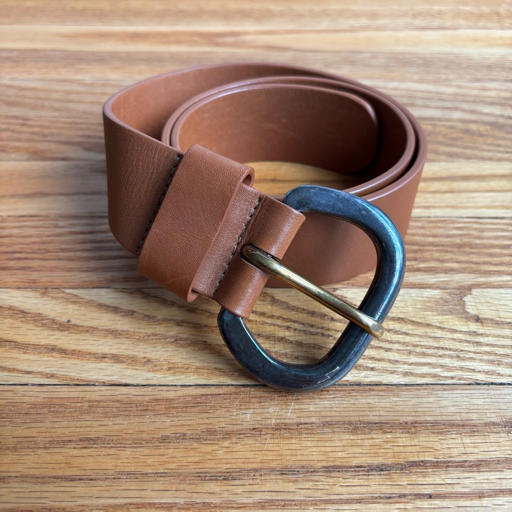 Rachel Comey Brown Leather Estate Belt